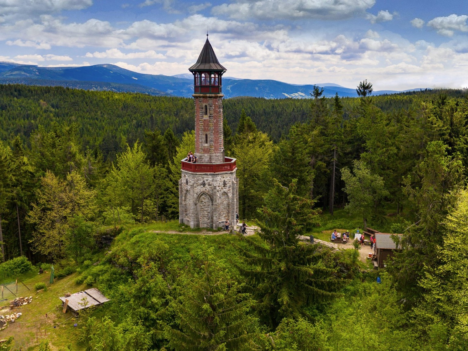 Rozhledna Štěpánka ve výši 959 m.n.m.