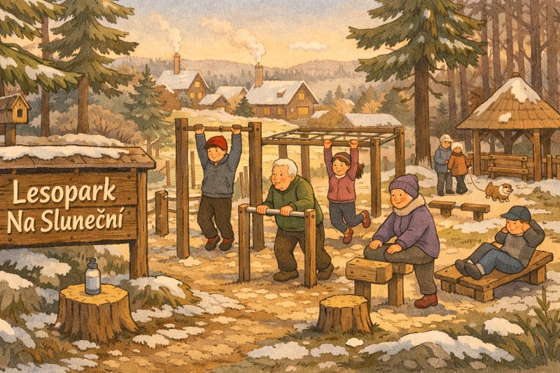 Rozšíření nabídky sportovních aktivit v Lesoparku Na Sluneční